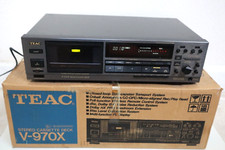 TEAC V-970X Stereo 3 Head Cassette Tape Deck Player Recorder- PARTS/REPAIR AS IS