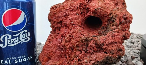 Cichlid Cave Red Lava Rock Stone Aquarium Fish Hide Stone Hardscape Reptile Kit - Picture 3 of 10