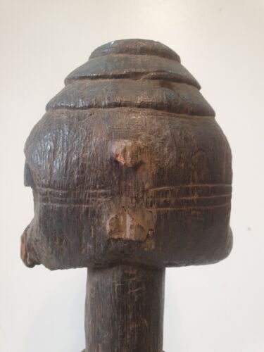 Janiform männlich/weiblich Jenjo Umstandsfigur. Selten, gebraucht, sehr alt. 57cm. Nigeria - Bild 21 von 24