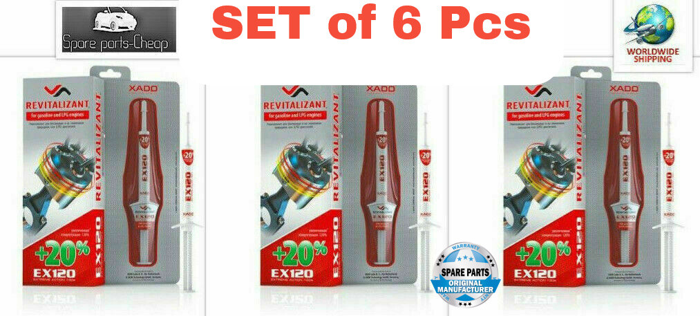 XADO Revitalizant EX120 for gasoline and LPG engines SET of 6 pcs