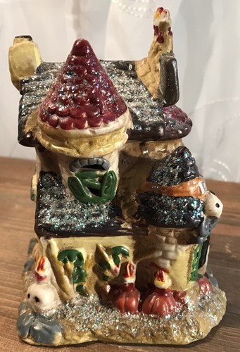Vintage Ceramic Halloween Candlelight Restaurant House Decor 5" Tall - Picture 2 of 6