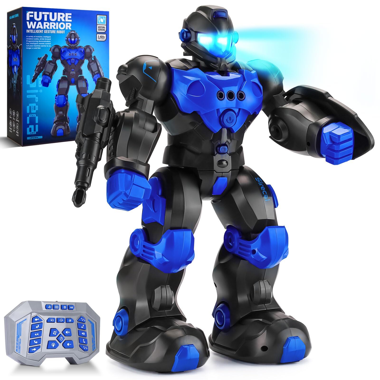 JUZUXI Robot Toys for Kids 6-8: Programmable Remote Control Robots with Intel...