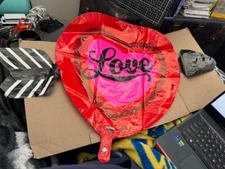 Betallic Mighty Bright Heart With Love Arrow 36" Balloon Party Supply New!!