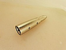 Microphone Adapter- Standard 1/4" Phone Jack to 3 PIN Male XLR Style Connector
