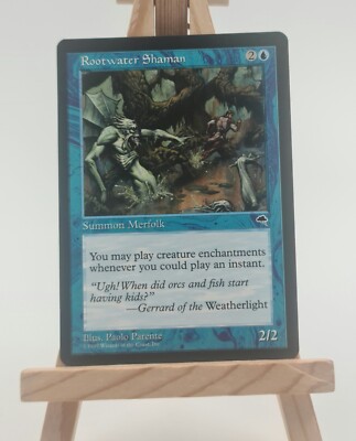 Rootwater Shaman Tempest Magic Karte MTG englisch (Schamane im Wurzelwasser)