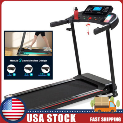 Bluetooth Folding Treadmill Incline Fitness Workout Exercise Machine 2023 New