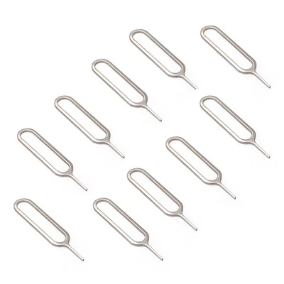 NEU 10x Universal Sim Nadel Klammer Öffner Schacht Samsung Iphone HTC Huawei Z13 - Bild 1 von 3
