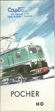 Catalogo Pocher & Muratore s.n.c. Torino 1964 Depliant - Treni Elettrici 