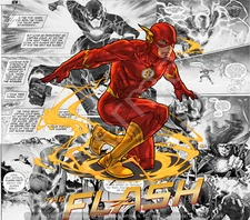 DC Comics Flash 20 oz tumbler, Optional Bluetooth speaker P0975