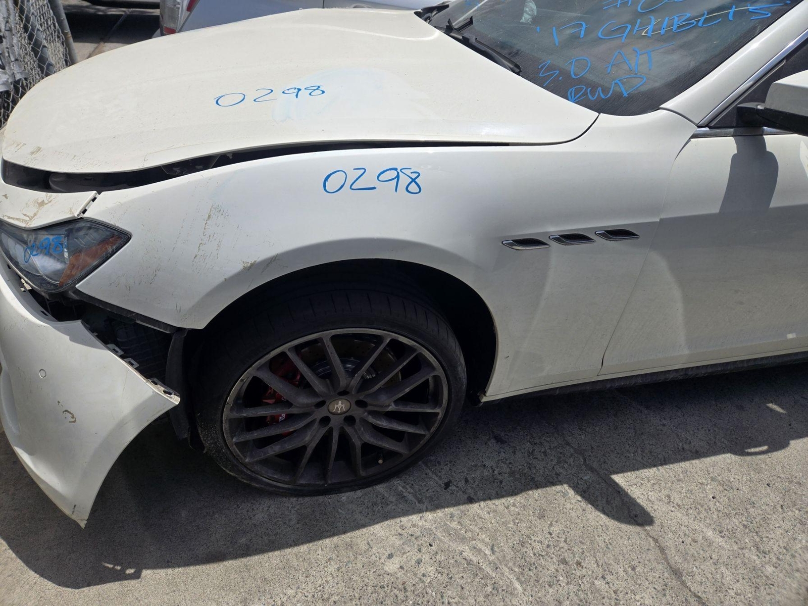Sunroof Assembly Glass + Track MASERATI GHIBLI S 17 3.0L RWD