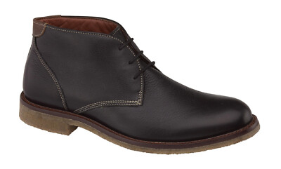 JOHNSTON & MURPHY COPELAND MENS CHUKKA BOOTS LEATHER TUMBLED  display picture 2