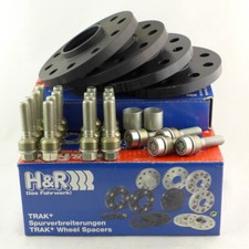 H&R Separadores De Eje 36/46Mm Negros Para 981 982 986 987 991 996 997 Touareg