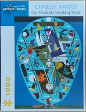 CHARLEY HARPER: WE THINK THE WORLD OF BIRDS - 1000 PIECE PUZZLE *NEW/SEALED*