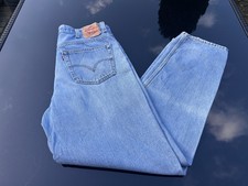 Levi 560 Jeans Waist Size 38in Inside Leg 36in In Lighter Denim Blue