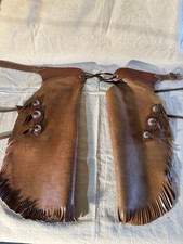 Chaps, vintage, western chink style chaps, Size Small