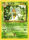 Pokémon TCG Beedrill 17/102 Rare Unlimited Base Set DMG