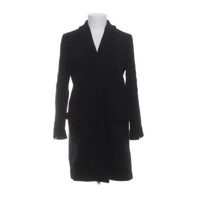 Arket, Mantel, Damen, Größe: 34, Schwarz, Viskose/Wolle, Nadelstreifen #aGI
