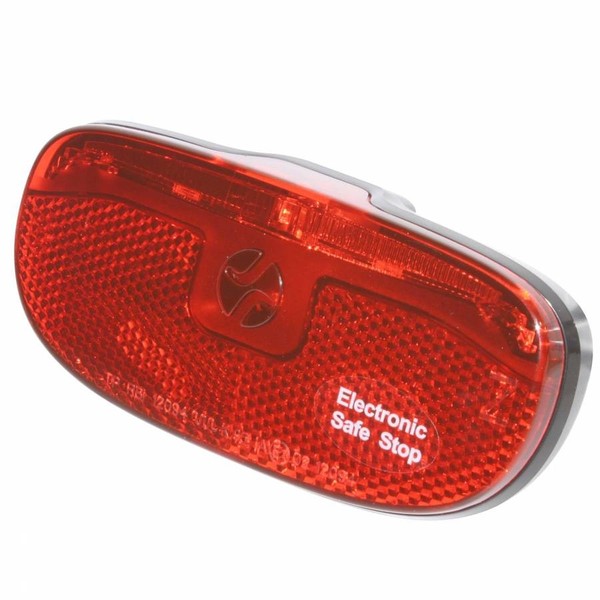 Fahrradbeleuchtung Mit Hinterem Dynamo Am GepäCkträGer Spanninga Safe Mit Stop-image