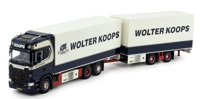 TEKNO - SCANIA S Highline 6x2 Trägerfahrzeug + Anhänger 2 Achsen - 1/50 - TEK...