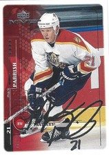 1998-99 Upper Deck MVP - Mark Parrish #91 Silver Script (RC) Florida Panthers