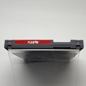 Platoon (Nintendo NES, 1988) Authentic Cart & Manual Tested Working Good Cond