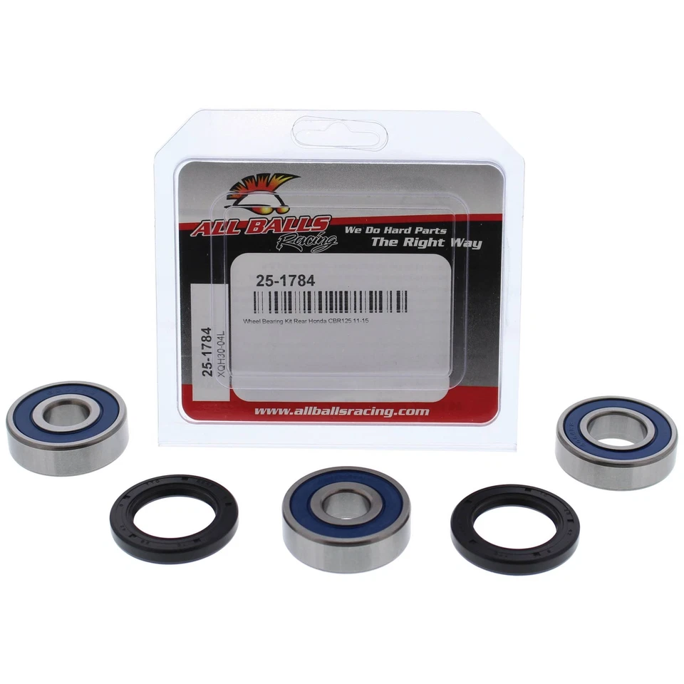 All Balls Wheel Bearing Kit (25-1784) for Honda CBR125 11 12 13 14 15 Foto 3 de 4