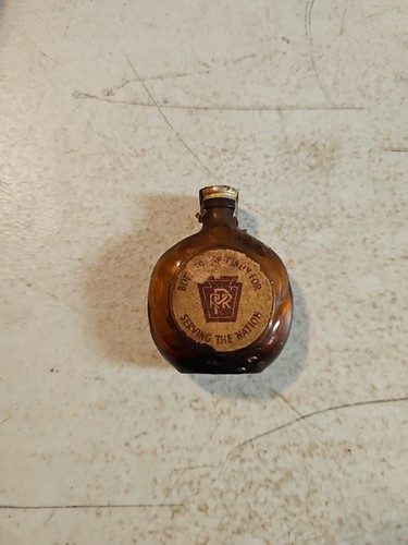 Vintage Pennsylvania Railroad PRR EMPTY Minature Old Forester Bottle 