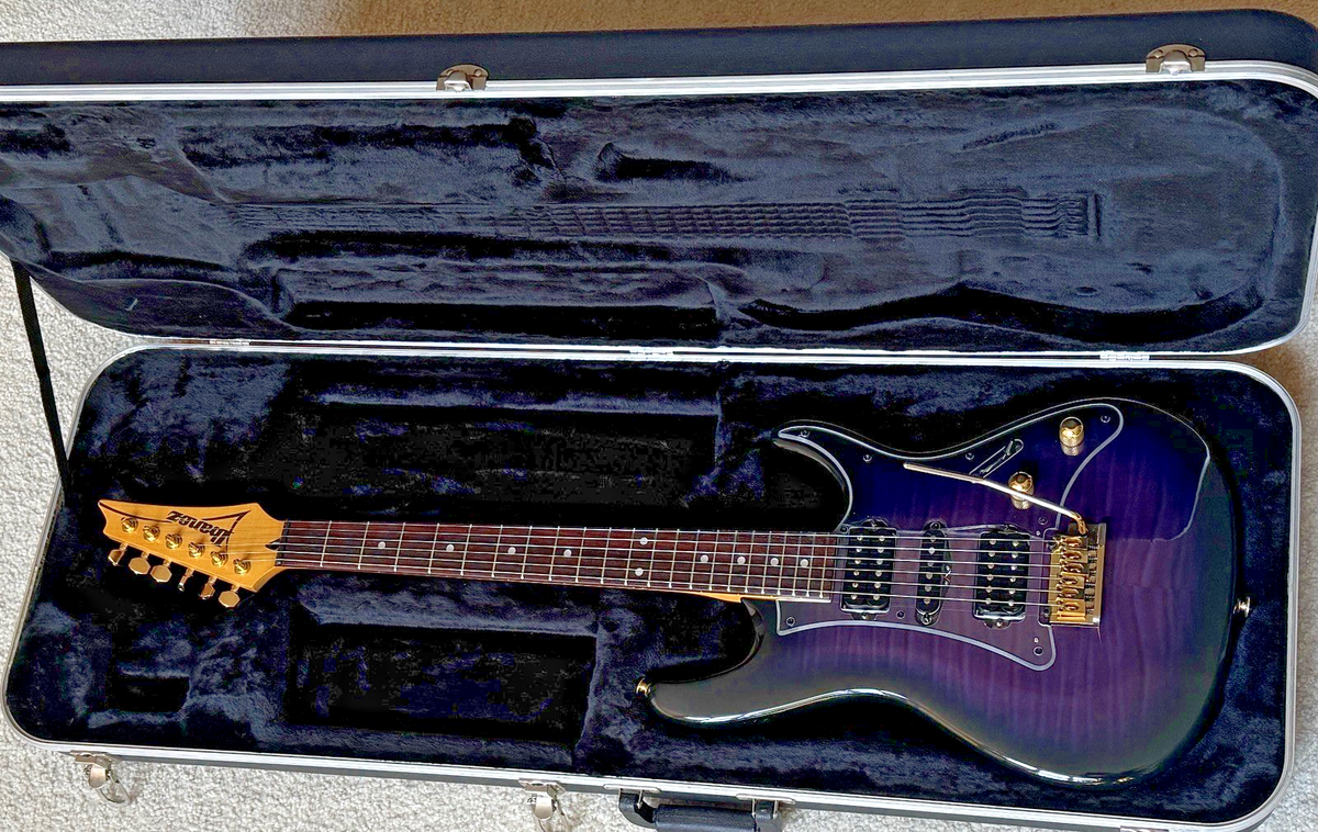 縦*当様 Ibanez S-CLASSIC FUJIGEN製【レア】 RARE 1993 Ibanez® RV470 100% Stock (R355GF) MIJ FujiGen W/ OHSC