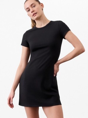 athleta seasoft rib tee dress Seasoft Rib Tee Dress