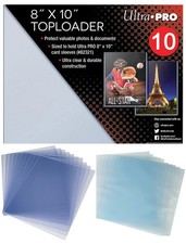 10 Ultra Pro 8x10 Toploaders with 10 Soft Inner Sleeves Memorabilia Photos