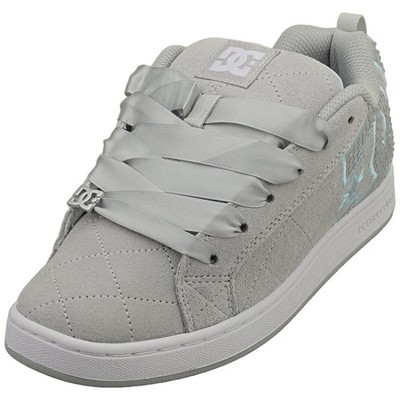 DC Shoes COURT GRAFFIK SE Skate Trainer Damen Grau Weiß
