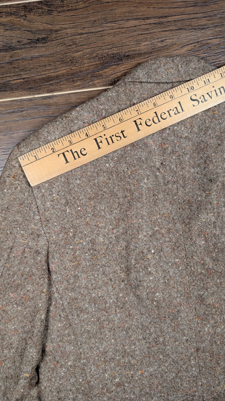 Marshall Fields Field Standard Wool Confetti Plai… - image 5