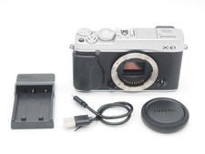 Fujifilm Fuji X Series X-E1 16.3MP Digital SLR Camera Body Silver 265496