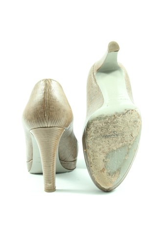 SERGIO ROSSI Tacones altos Mujeres Tacones Talla EU 37 crema look casual - Imagen 2 de 5