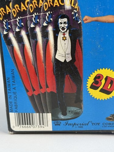 Vintage Dracula Inflatable Bop Bag 48" RARE 1986 Imperial Toys - Bild 10 von 10