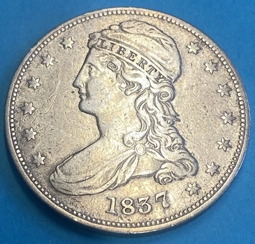 1837-P Capped Bust Half Dollar — photo from another recent sale