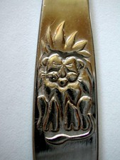 Widelec Znak zodiaku LEW Sztućce dla dzieci Widelec dziecięcy Drobny stół Stal nierdzewna 18/8 stary