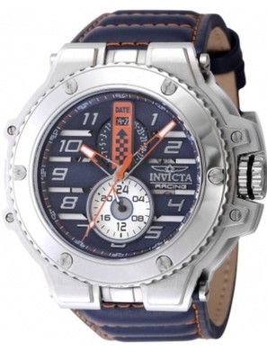 Invicta Downforce Racing 55.83mm #47378 Watch Blue Dial.