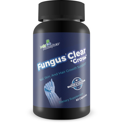 Fungus Clear Grow - Nail, Skin, & Hair Growth Support - with Biotin