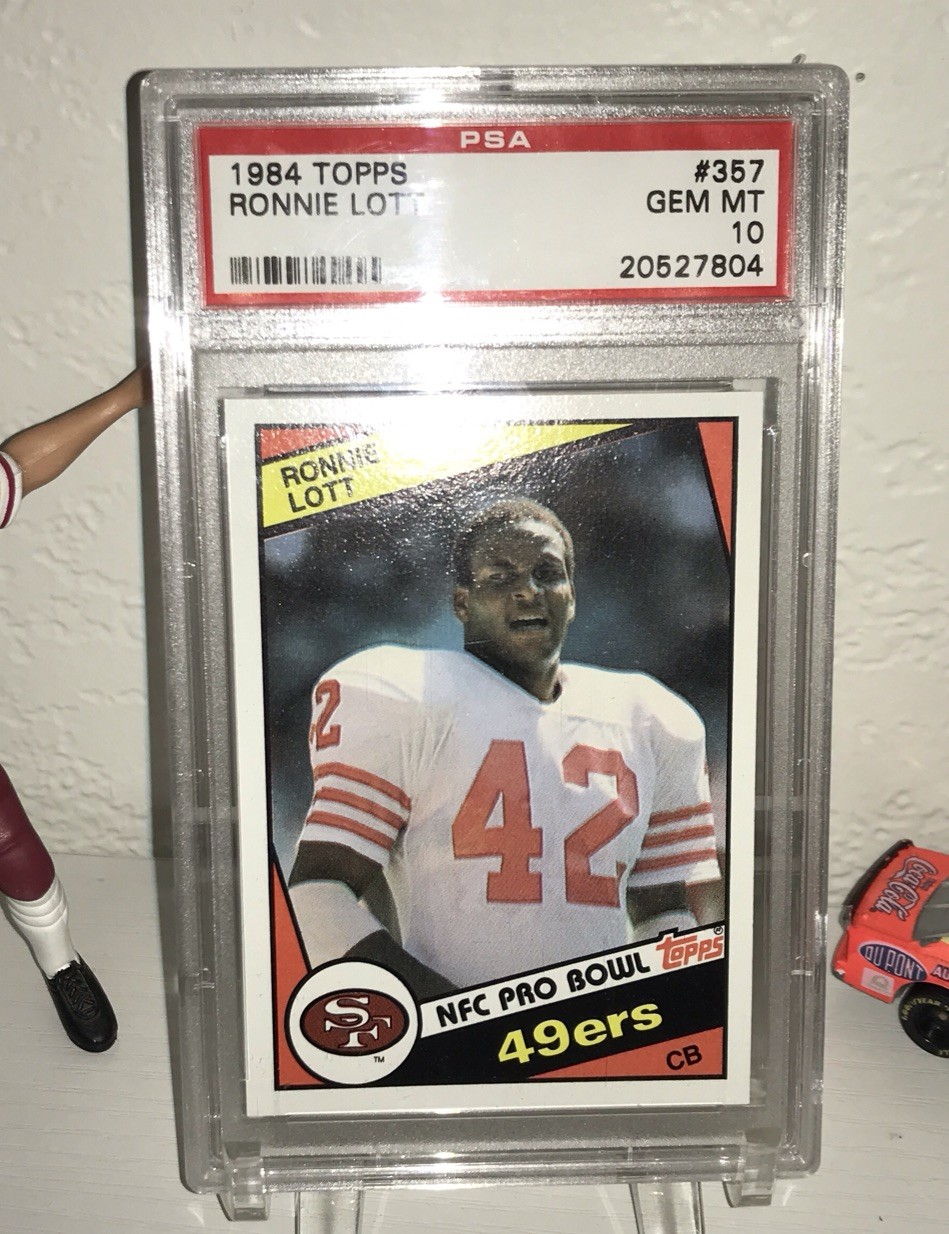 1984 TOPPS FOOTBALL #357 RONNIE LOTT PSA 10 Pop 92