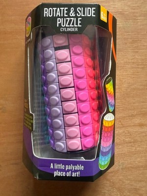 R.Y TOYS ROTIEREN & SCHIEBEN ZYLINDER PUZZLE 10 SCHICHTEN 13 CM **NEU**