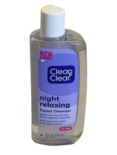 Clean Clear Night Relaxing Facial Cleanser Oil-Free 8 fl oz /240 mL