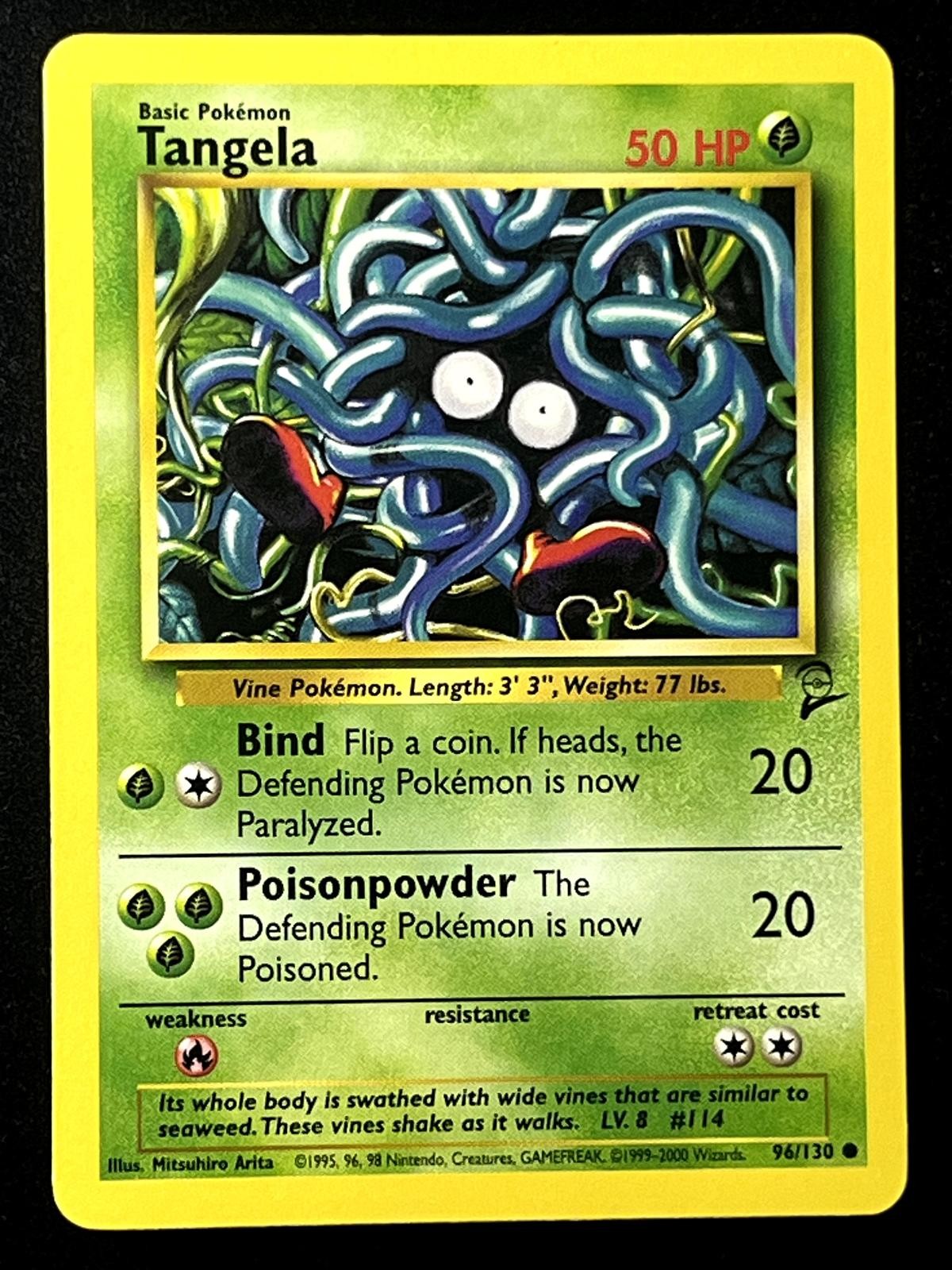 Tangela 96/130 Common Base Set 2 Pokemon LP