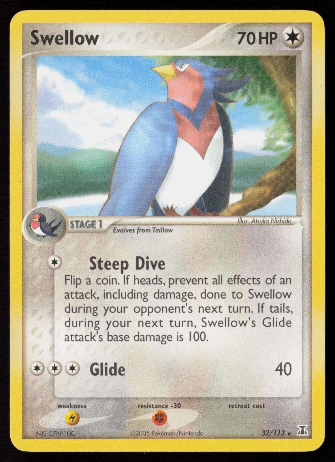 Swellow 32/113 Rare Delta Species Pokemon Lightly Played