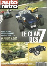 AUTO RETRO N°267 LOTUS SEVEN / PORSCHE 356 1600S/ DS CHAPRON / JEEP / BUGATTI GP