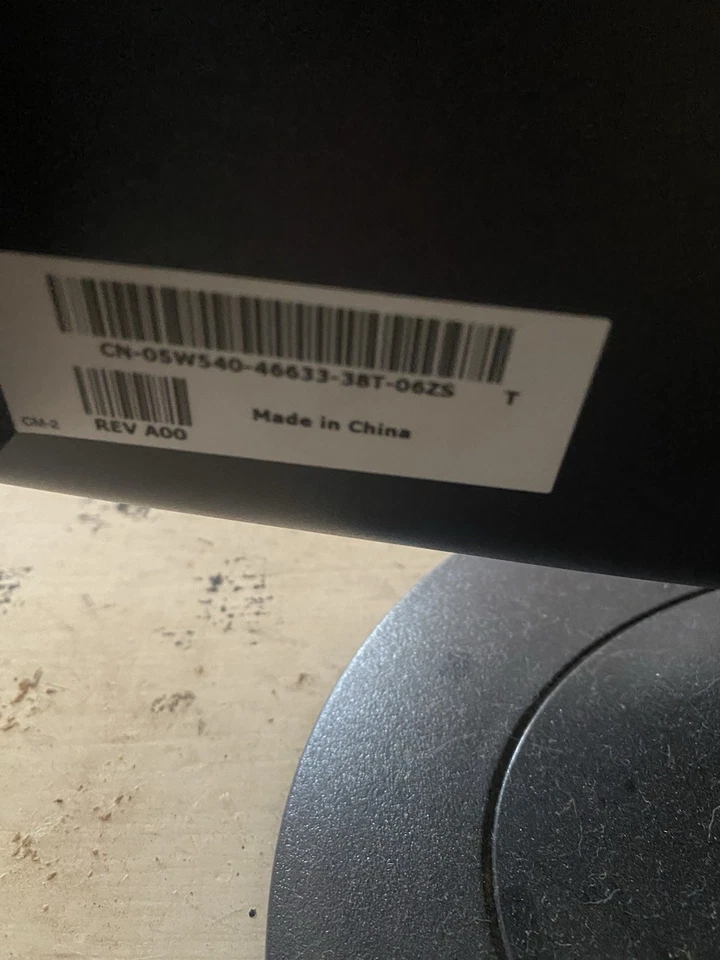 Dell E1711FPB 2003 15” LCD monitor - Black Untested - Image 4 of 4