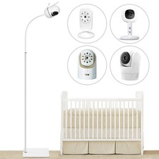 67" Adjustable Height Baby Monitor Floor Stand Holder 67 inches, Silver