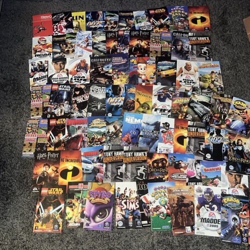 Nintendo Huge Gamecube Manual Lot Of 124 Manuals Only No Games | eBay