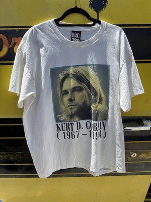 Nirvana Kurt Cobain T-Shirt Vintage 1994 90 s Single Stitch GAINTS Tag L