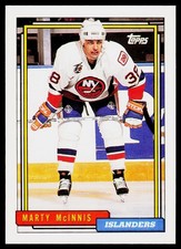 Marty McInnis, 1992-93 Topps, #302, New York Islanders,